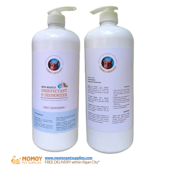 [R] FURRIES ORGANICS NON-BLEACH DISINFECTANT & DEODORIZER 1L - P390