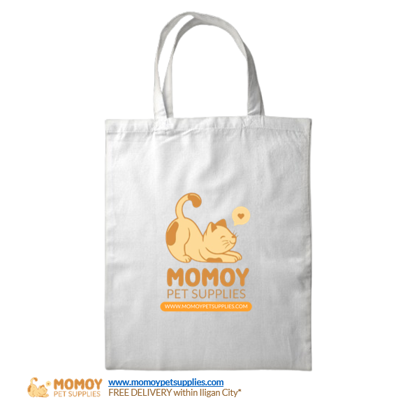MOMOY PET SUPPLIES THICK CANVASS TOTE BAG (16X14)