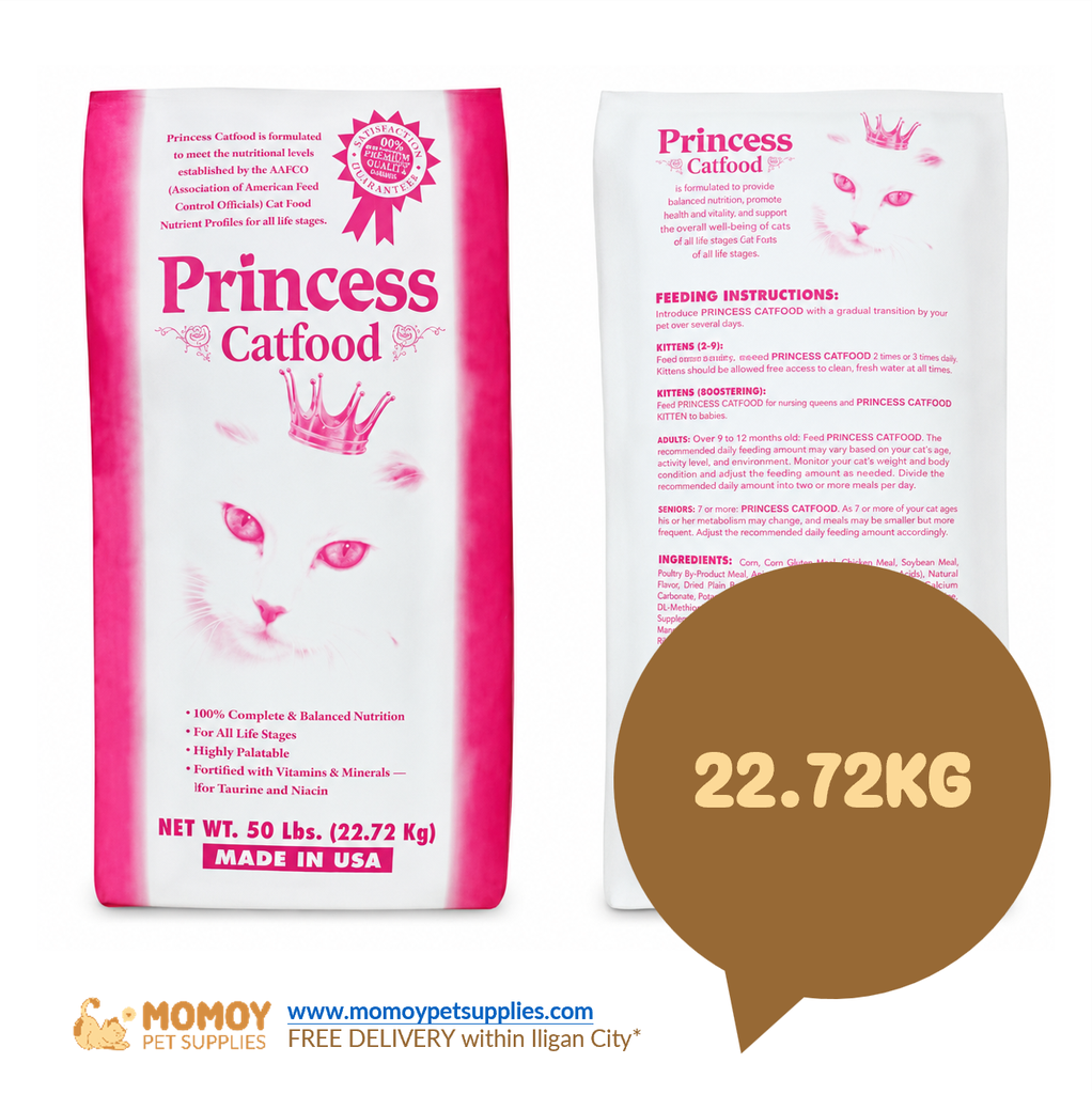 [R] PRINCESS CAT CAT FOOD DRY - ALL STAGES 22.68KG (SACK)P4180