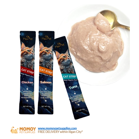 *NEW: MAXPET CAT STRIP TREATS 15G