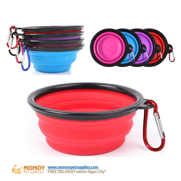 [R] FEEDING BOWL - PORTABLE SILICON - P100