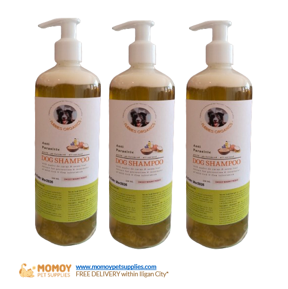 FURRIES ORGANICS GENTLE-PH BALANCED-ALL NATURAL DOG SHAMPOO (ANTI-PARASITIC) 500ML 