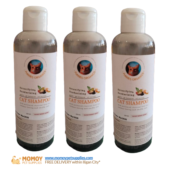 [R] FURRIES ORGANICS GENTLE-PH BALANCED-ALL NATURAL CAT SHAMPOO (DETOXIFYING & DEODORIZING) 250ML 140