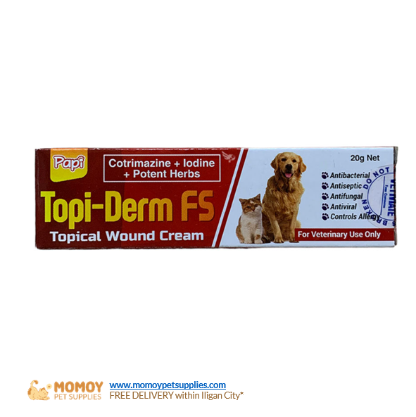 PAPI TOPI-DERM FS TOPICAL WOUND CREAM 20G 