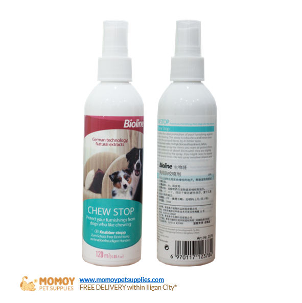 [R] BIOLINE CHEW OFF FOR DOGS 120ML - P240