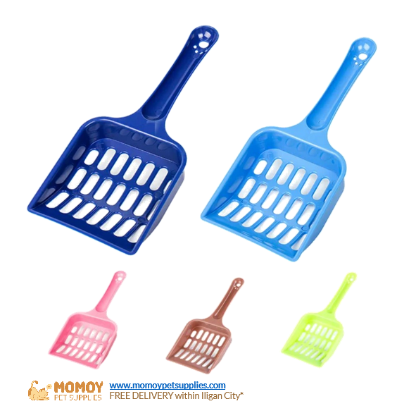 PET PLASTIC CAT LITTER SCOOP - 20CM X 9CM 100