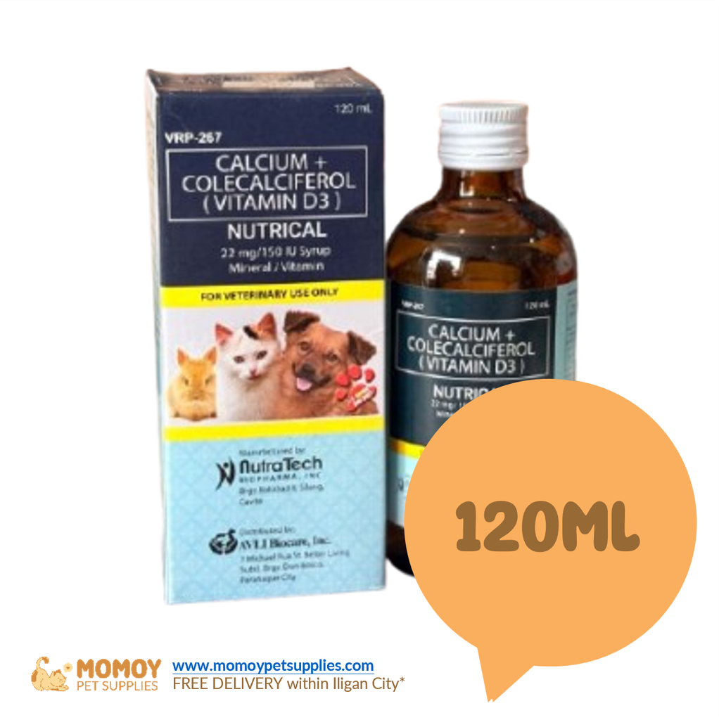 NUTRICAL CALCIUM + COLECALFICEROL (VITAMIN D3) 120ML
