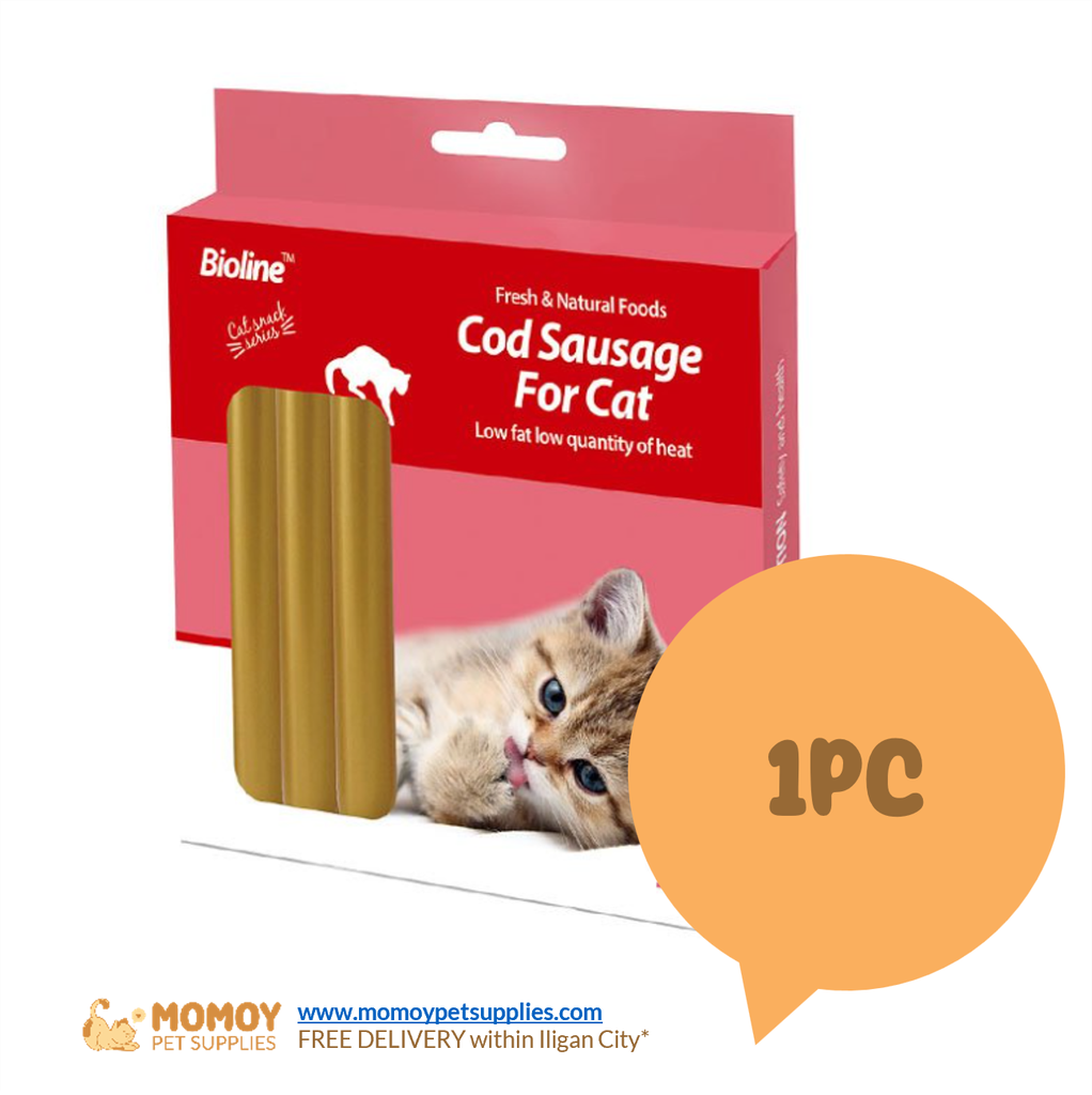 [R] BIOLINE COD SAUSAGE FOR CATS 15G 1PC - P20