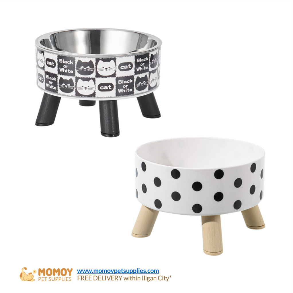 FEEDING BOWL - ANTI-TIP ANTI-SLIP FOUR CORNER STAINLESS STEEL BOWL