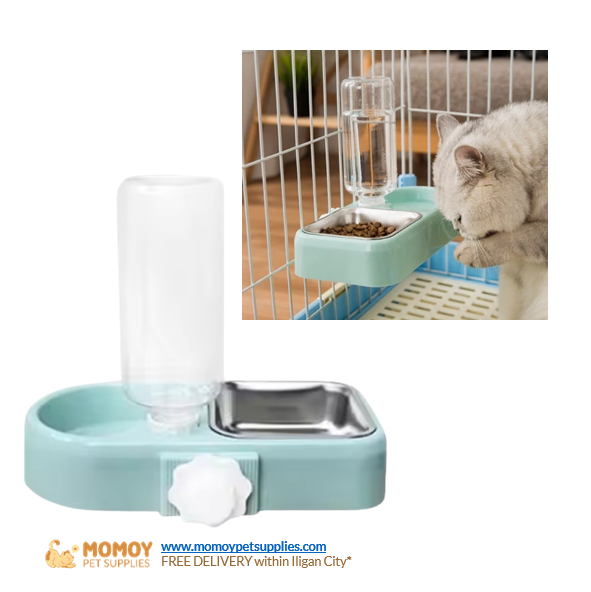 FEEDING AND DRINKING HANGING PET BOWL 