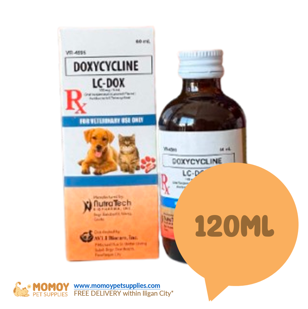 LC-DOX DOXYCYCLINE ORAL SUSPENSION ANTIBACTERIAL 120ML 