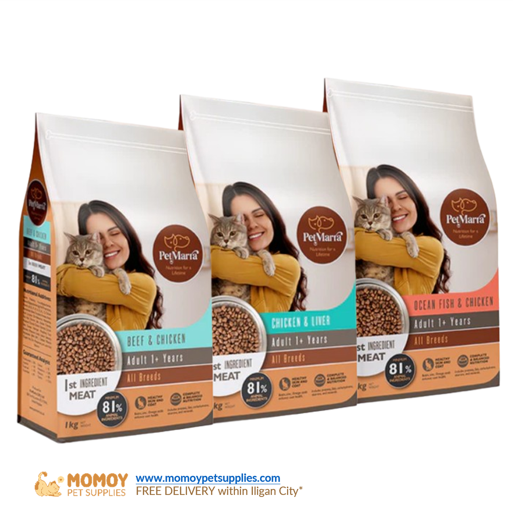 PETMARRA CAT FOOD DRY - ADULT 1KG (REPACK) 