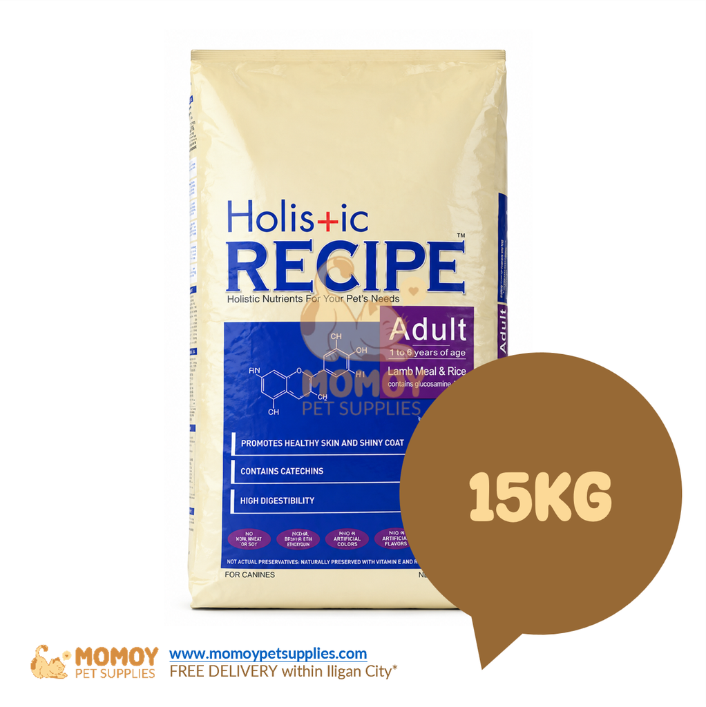 [R] HOLISTIC RECIPE DOG FOOD DRY - ADULT 15KG (SACK) - P3,300.00