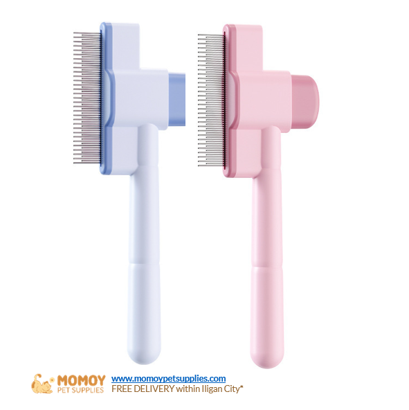 PET MASSAGE GROOMING COMB FLEA REMOVAL AND SELF CLEANING COMB