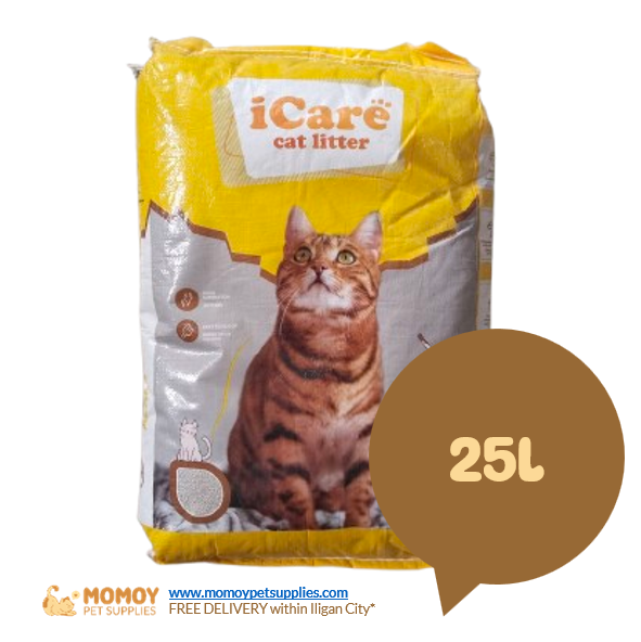 *NEW: I-CARE BENTONITE CAT LITTER SCENTED 25L