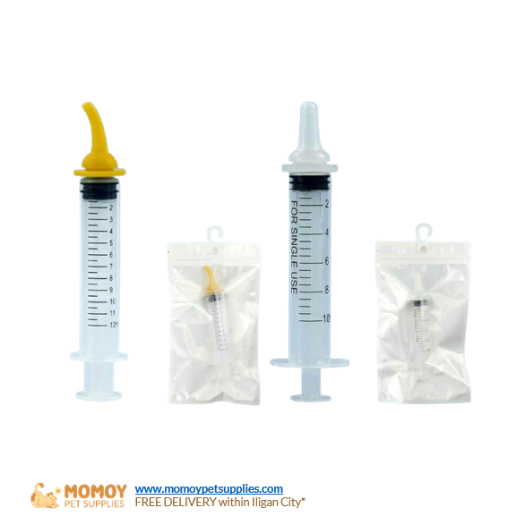 PET FEEDING MILK, WATER AND MEDICINE SYRINGE WITH NIPPLE