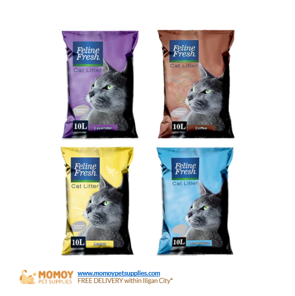 [R]FELINE FRESH BENTONITE CAT LITTER SCENTED 10L P375