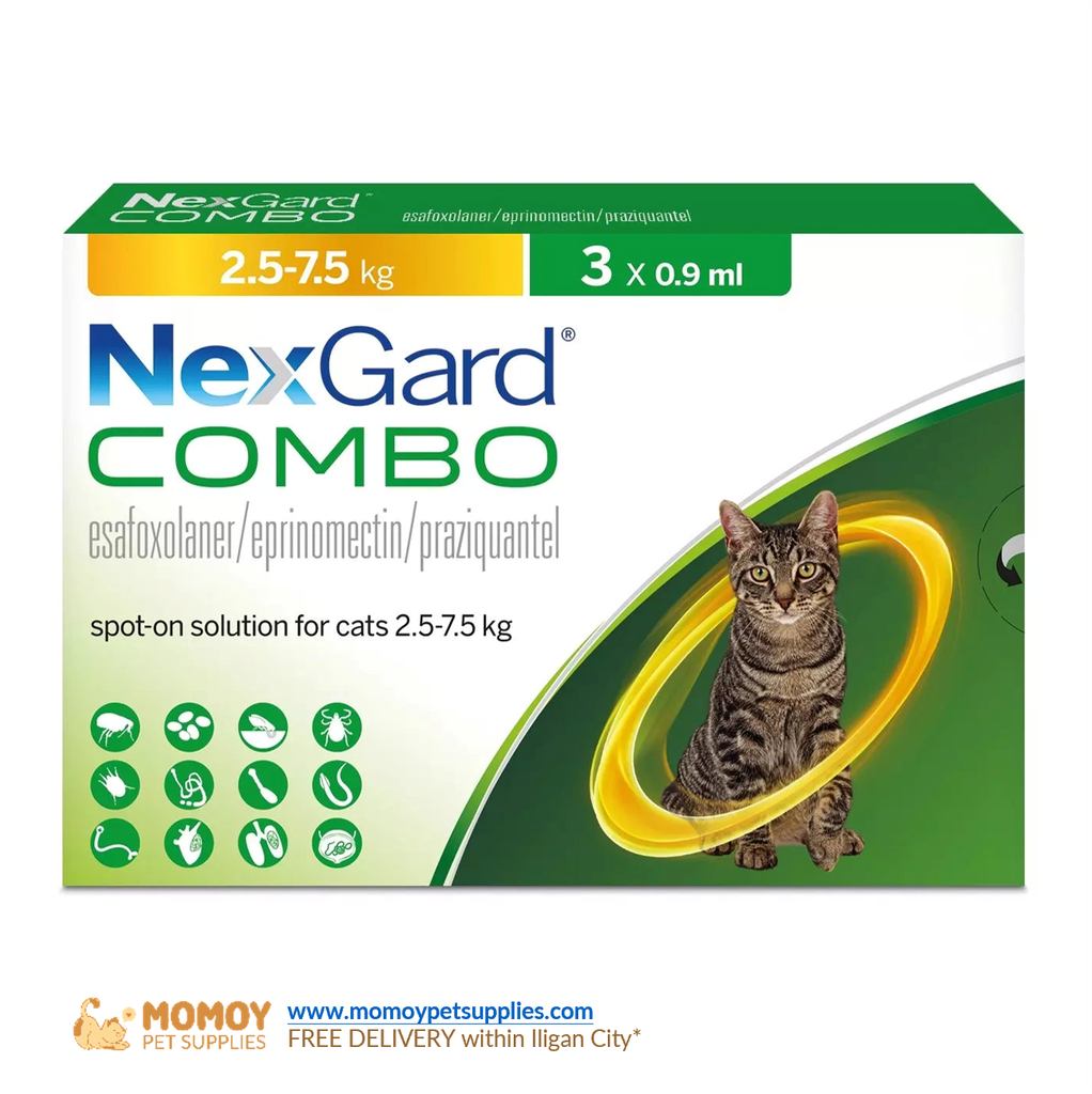 NexGard® B. COMBO SPOT-ON SOLUTION FOR CATS 2.5-7.5KG (BIG) 1PC