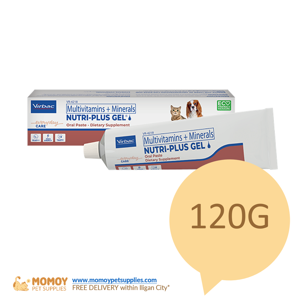 NUTRI-PLUS GEL® VIRBAC ENERGY GEL FOR RECOVERY NUTRITIONAL DIETARY SUPPLEMENT IN DOGS & CATS 120G