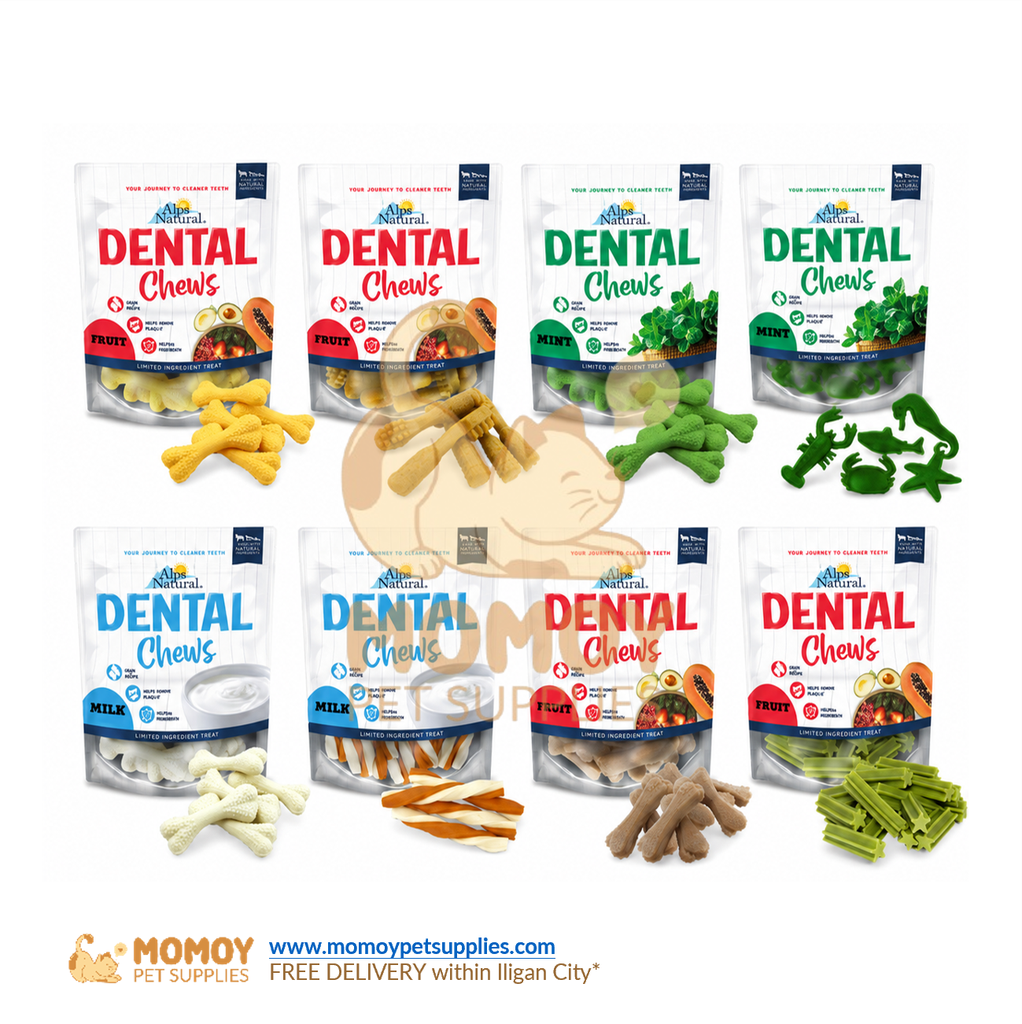 ALPS NATURAL DENTAL CHEWS ALL STAGES - MILK BONE 150G