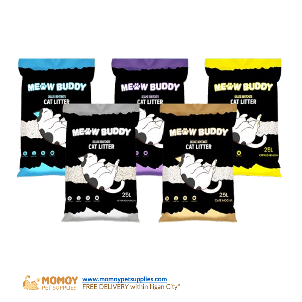 [R] MEOWBUDDY BENTONITE CAT LITTER SCENTED 25L P700
