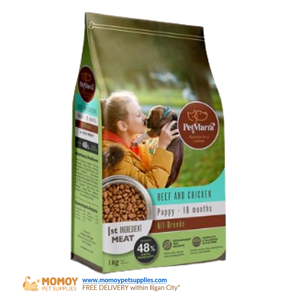 PETMARRA DOG FOOD DRY ALL BREEDS - PUPPY 1KG (REPACK) 