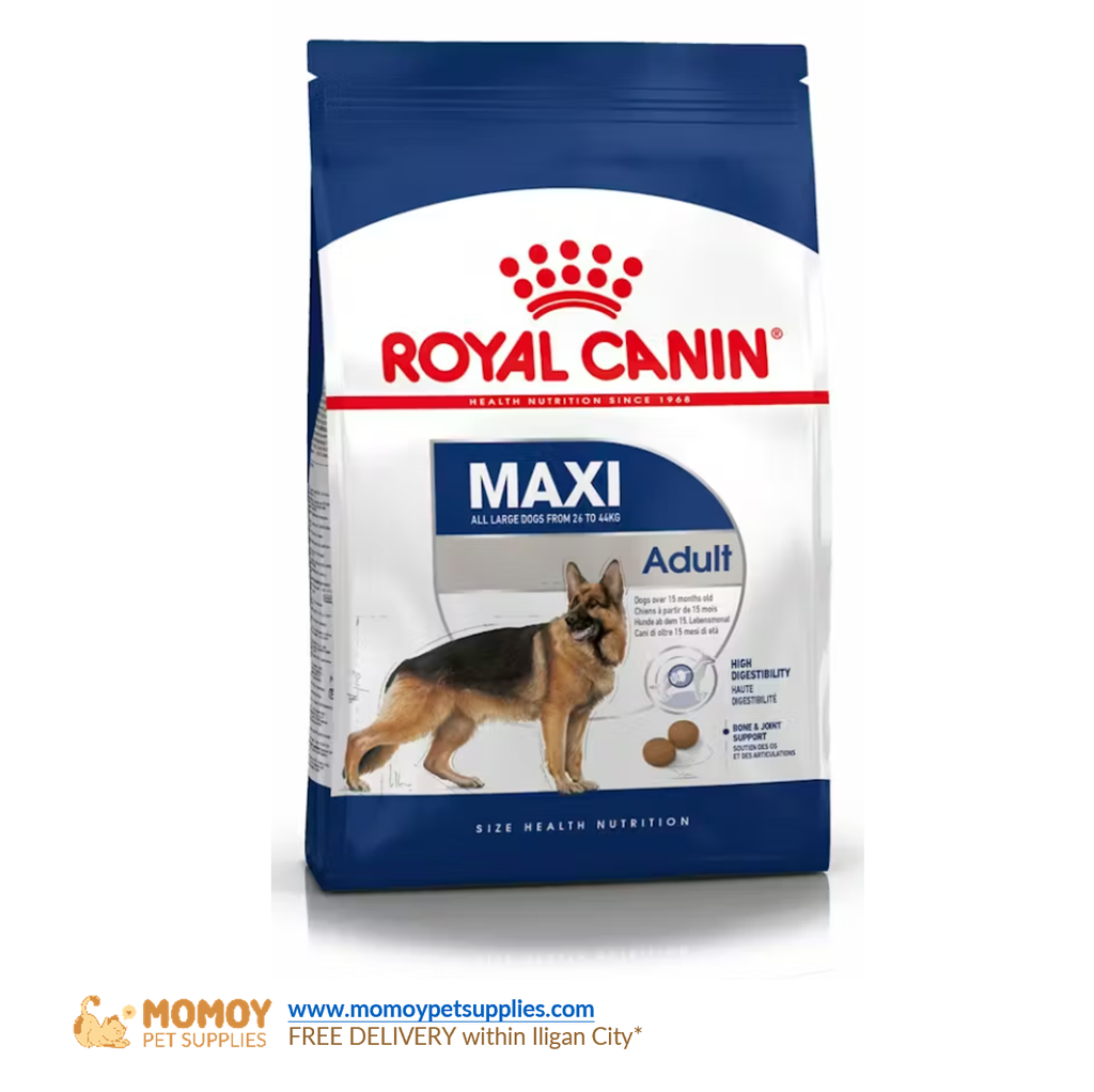 ROYAL CANIN DOG FOOD DRY - MAXI ADULT 4KG ORIGINAL PACKAGING 