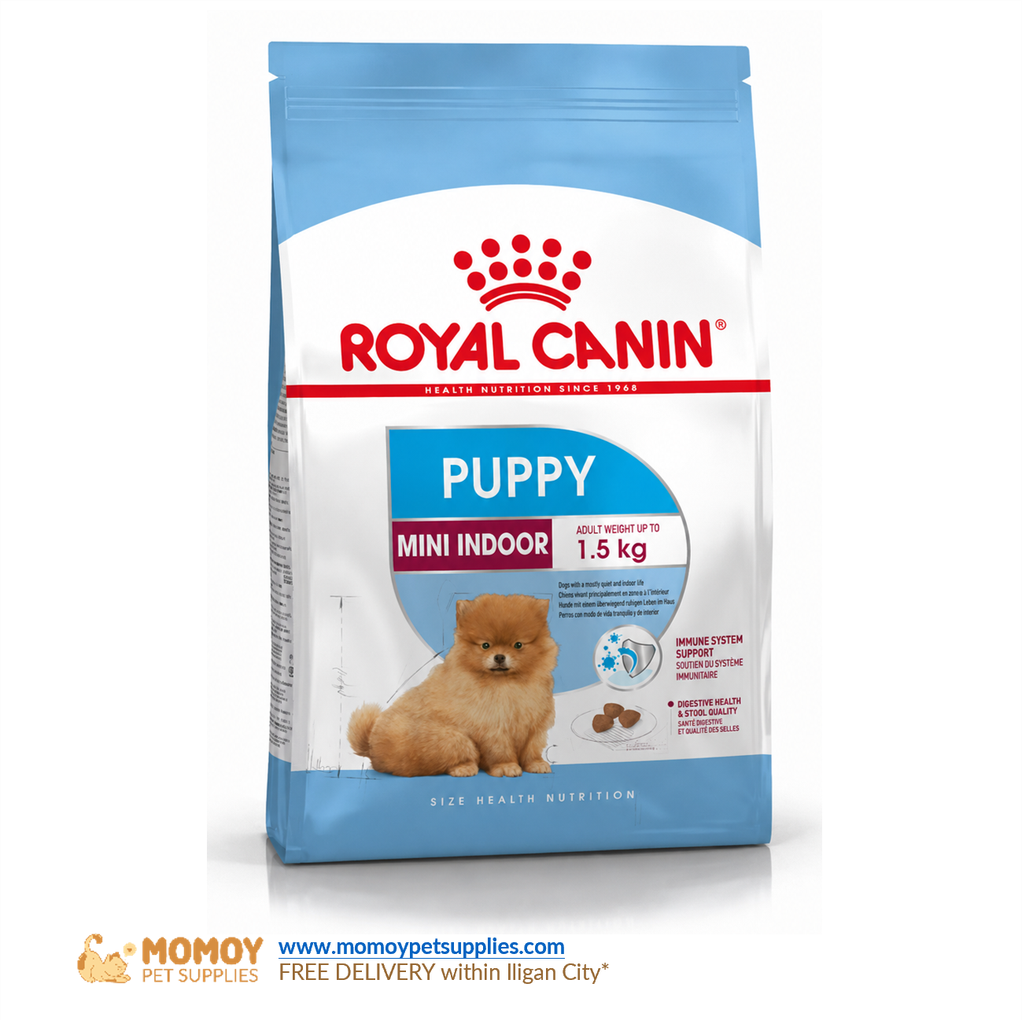 ROYAL CANIN DOG FOOD DRY - MINI INDOOR PUPPY 1.5KG ORIGINAL PACKAGING