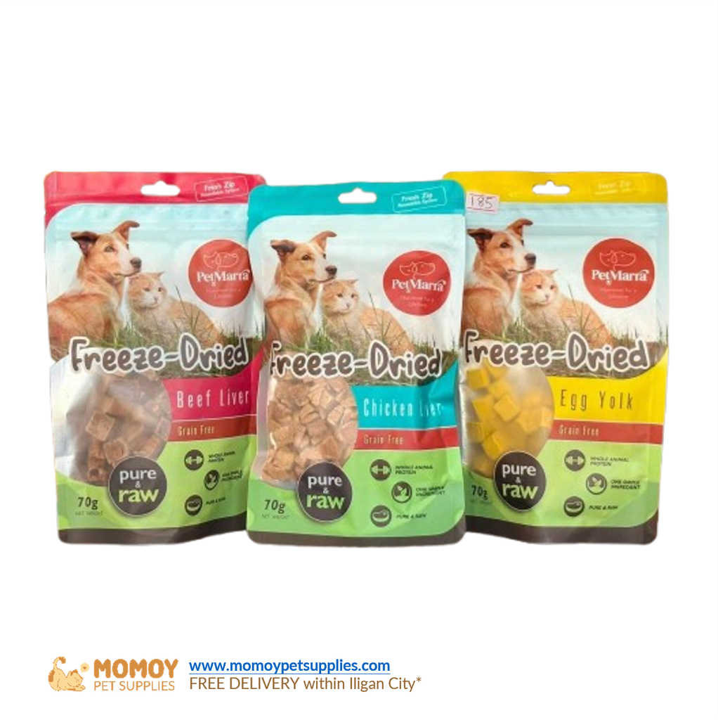 *NEW: PETMARRA FREEZE-DRIED CAT & DOG TREATS 70G