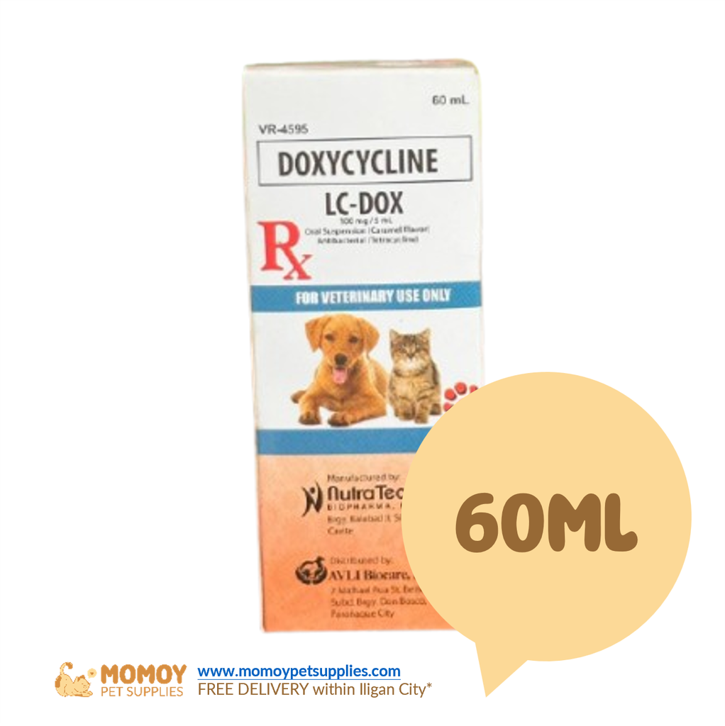 LC-DOX DOXYCYCLINE ORAL SUSPENSION ANTIBACTERIAL 60ML