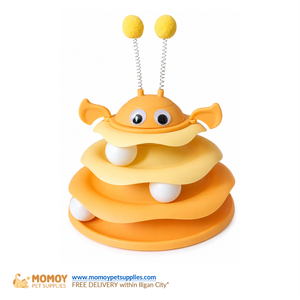 TOY - THREE-TIER PET BEE TOY WITH BALLS