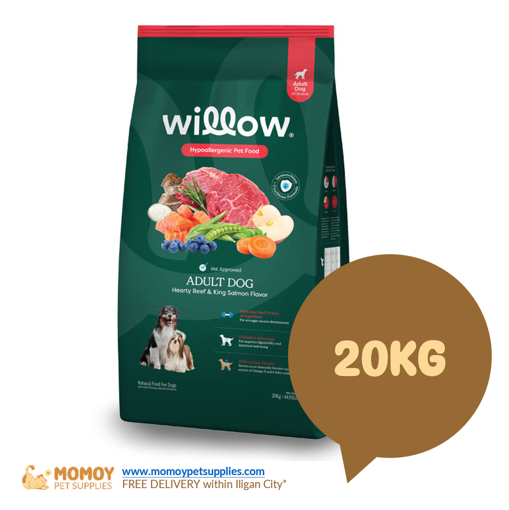 WILLOW DOG FOOD DRY - HYPOALLERGENIC ADULT 20KG (SACK) 