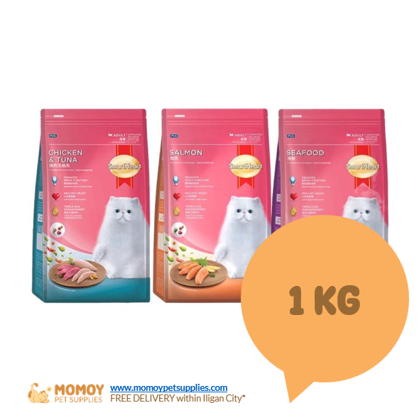 SMARTHEART CAT FOOD DRY - ADULT 1KG (REPACK)
