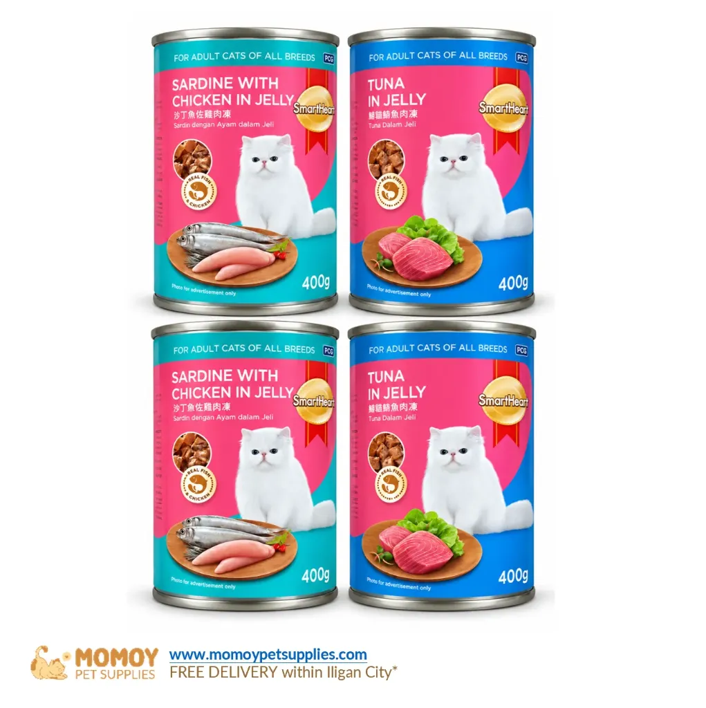 *NEW: SMARTHEART CAT FOOD WET - ADULT 400G CAN