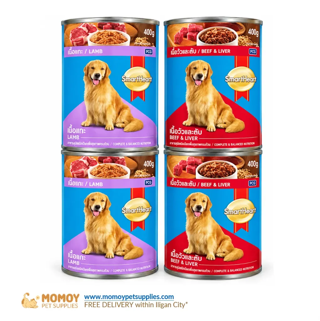 *NEW: SMARTHEART DOG FOOD WET - ADULT 400G CAN