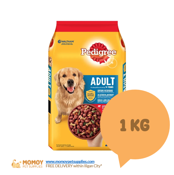 PEDIGREE DOG FOOD DRY - ADULT 1KG