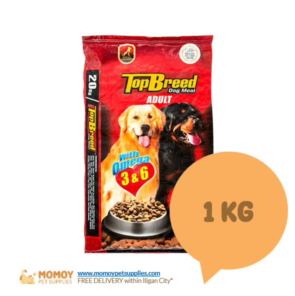 TOPBREED DOG FOOD DRY - ADULT 1KG (REPACK)