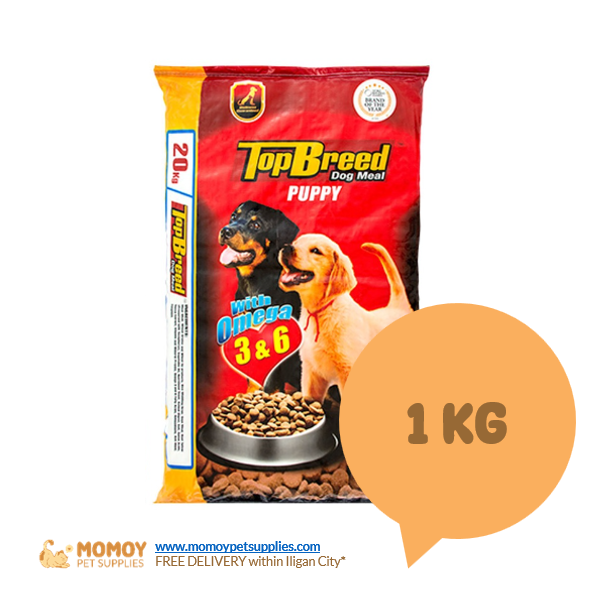 TOPBREED DOG FOOD DRY - PUPPY 1KG (REPACK)