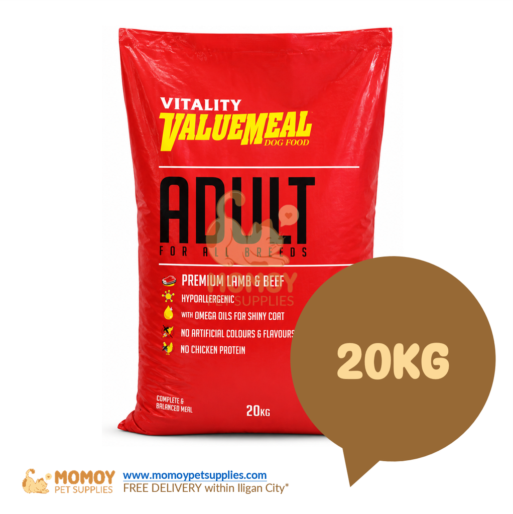 [R]VITALITY VALUEMEAL DOG FOOD DRY - PUPPY 20KG P3800