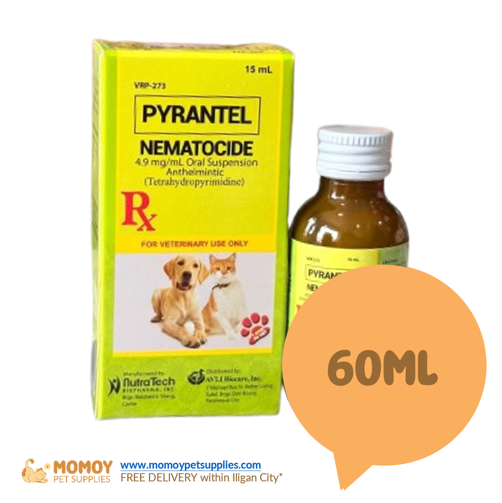 [R] NEMATOCIDE - FOR CATS & DOGS 60ML (PYRANTEL EMBONATE) DEWORMER - P380