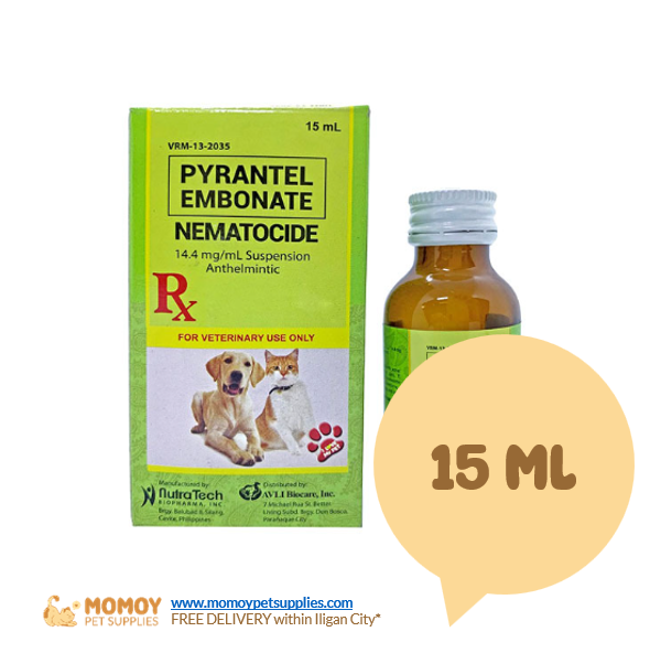 [R] NEMATOCIDE - FOR CATS & DOGS 15ML (PYRANTEL EMBONATE) DEWORMER - P195.00