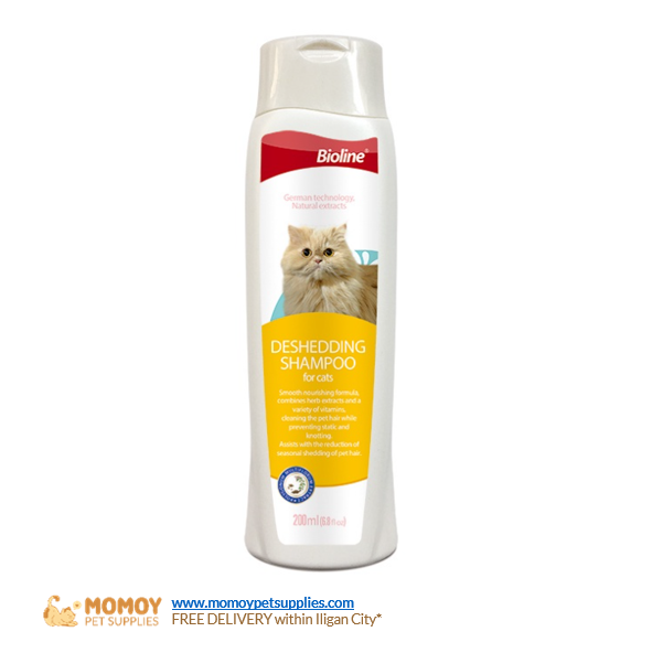 BIOLINE -DESHEDDING HAIR SHAMPOO FOR CATS 200ML 