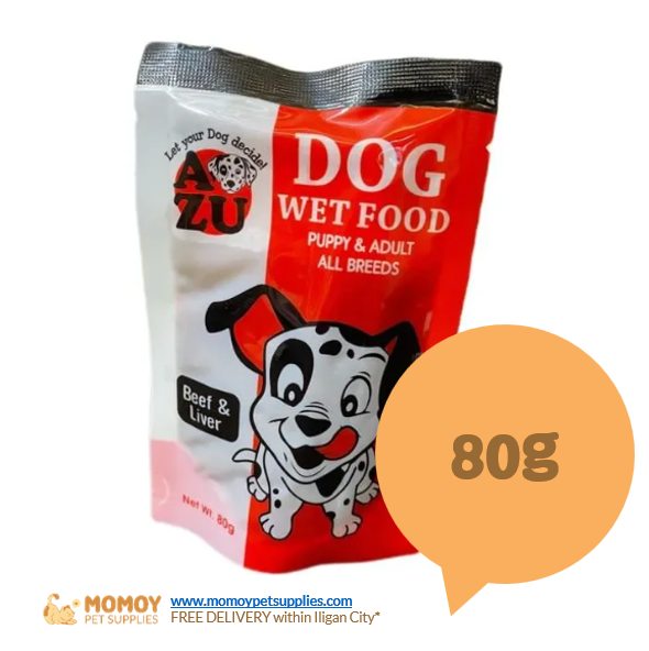 [R] AZU DOG FOOD WET - ALL STAGES 80G P45