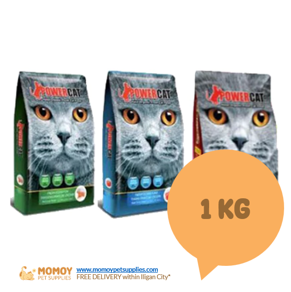POWERCAT CAT FOOD DRY - ADULT 1KG (REPACK)