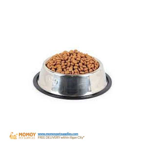 [R] FEEDING BOWL - ANTI-SLIP STAINLESS MEDIUM - P100