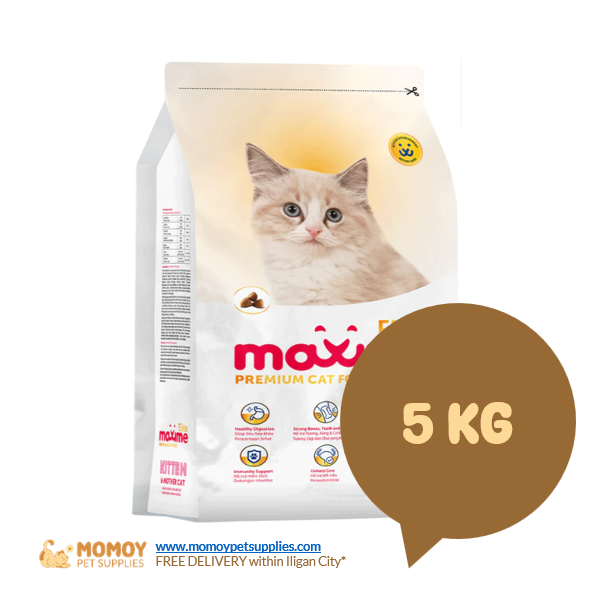 [R] MAXIME ELITE CAT FOOD DRY - MOTHER & KITTEN 5KG (SACK) ₱1325