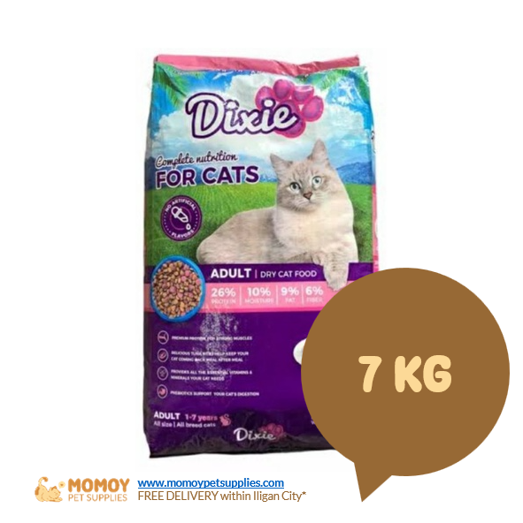 [R] DIXIE CAT FOOD DRY - ADULT 7KG (SACK) -₱1015