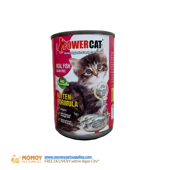 POWERCAT CAT FOOD WET - KITTEN 400G CAN, P105