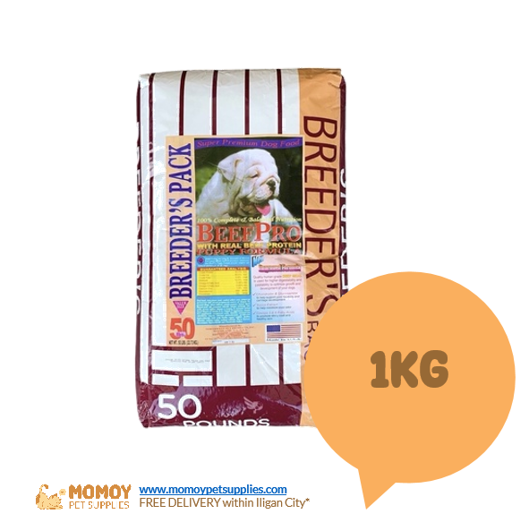 [R] BEEF PRO DOG FOOD DRY - PUPPY 1KG -P195.00
