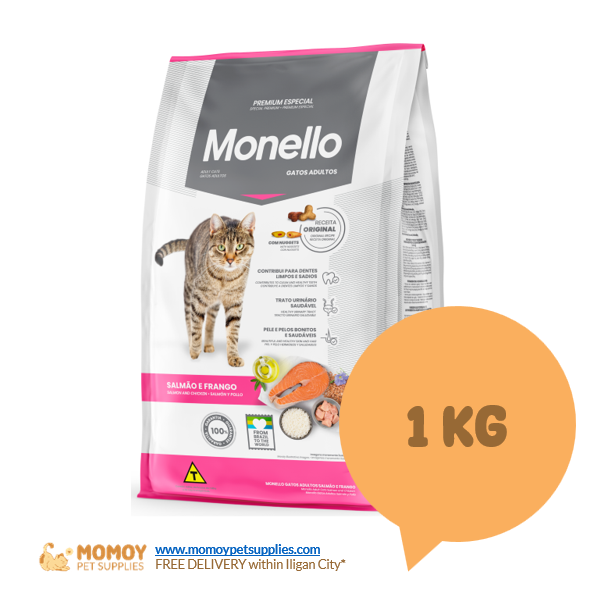 MONELLO CAT FOOD DRY - ADULT 1KG (REPACK)